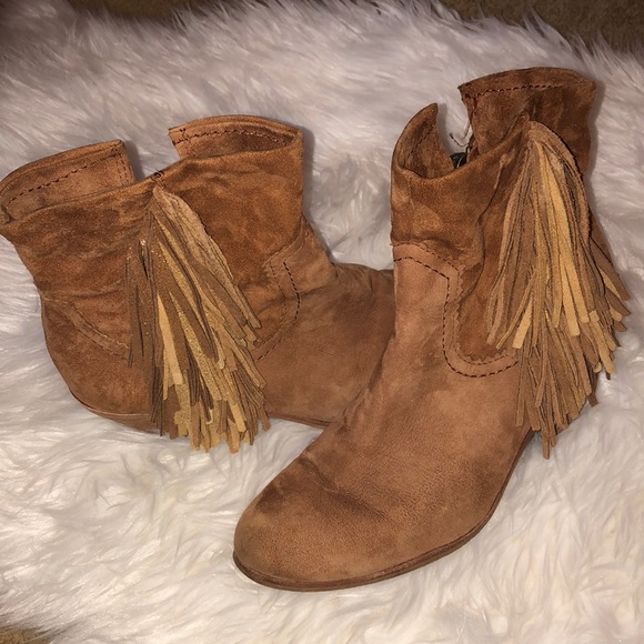 Sam Edelman Shoes - Sam Edelman Louie suede fringe booties